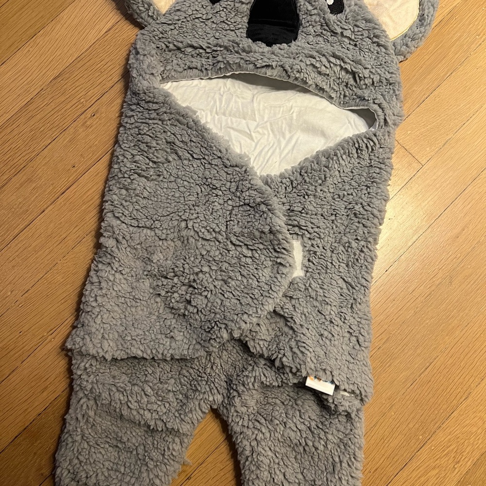 bydooo Gray Koala Baby Swaddle Wrap NWT/NIB